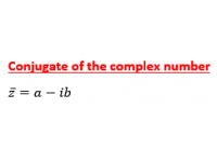 Complex Number Conjugate