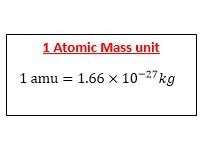 1 Atomic mass unit