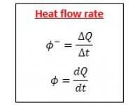 Heat flow rate
