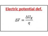 Electric potential def.