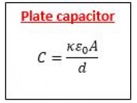 Plate capacitor