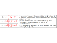 Quartile for Grouped Data