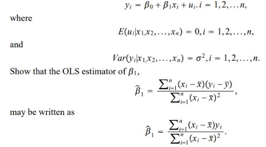 In The Bivariate Linear Regression Model